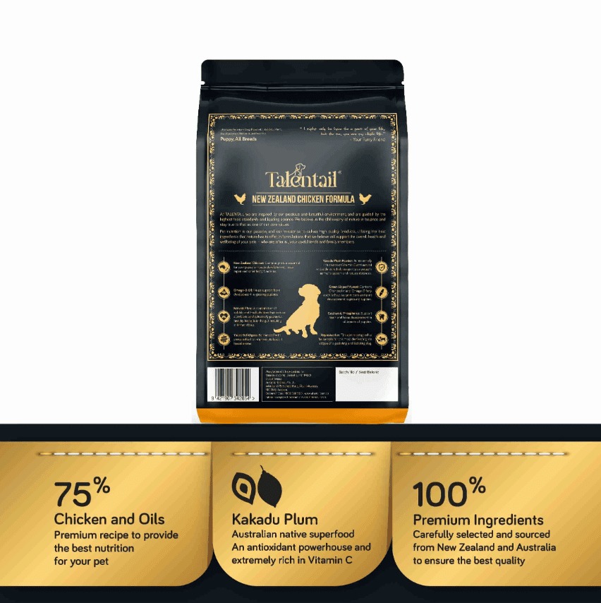 Talentail Ultimate Puppy Food New Zealand Chicken 1.8kg