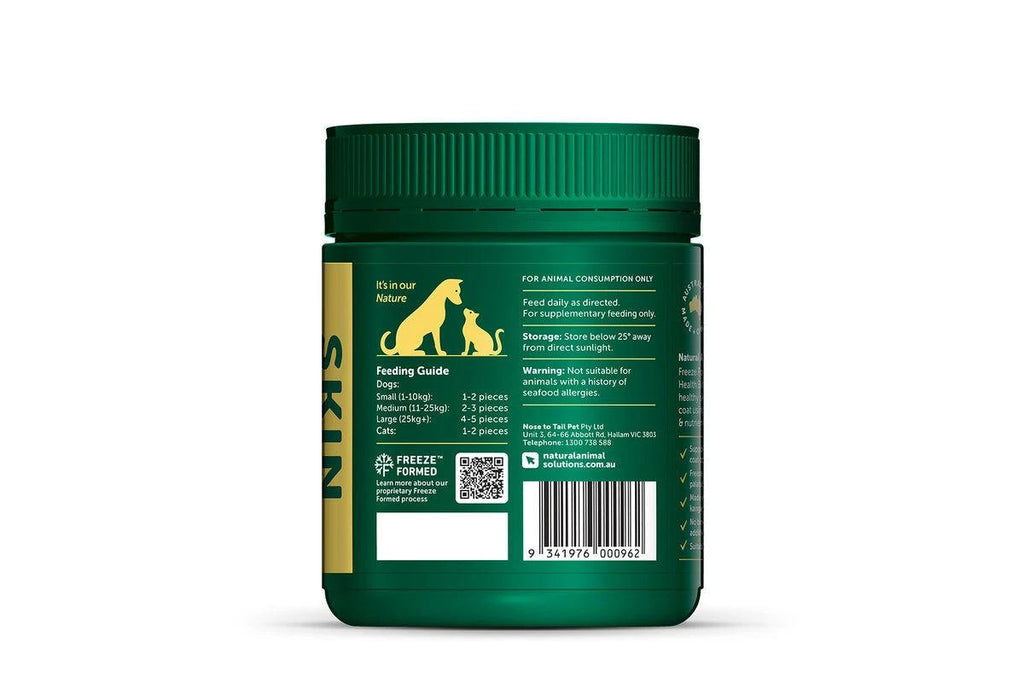 Natural Animal Solutions Freeze Formed Skin & Coat Health Bites