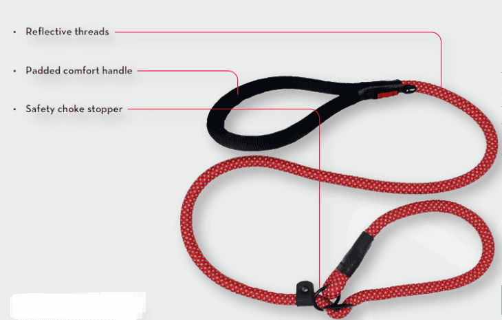 Kong Slip Leash Red