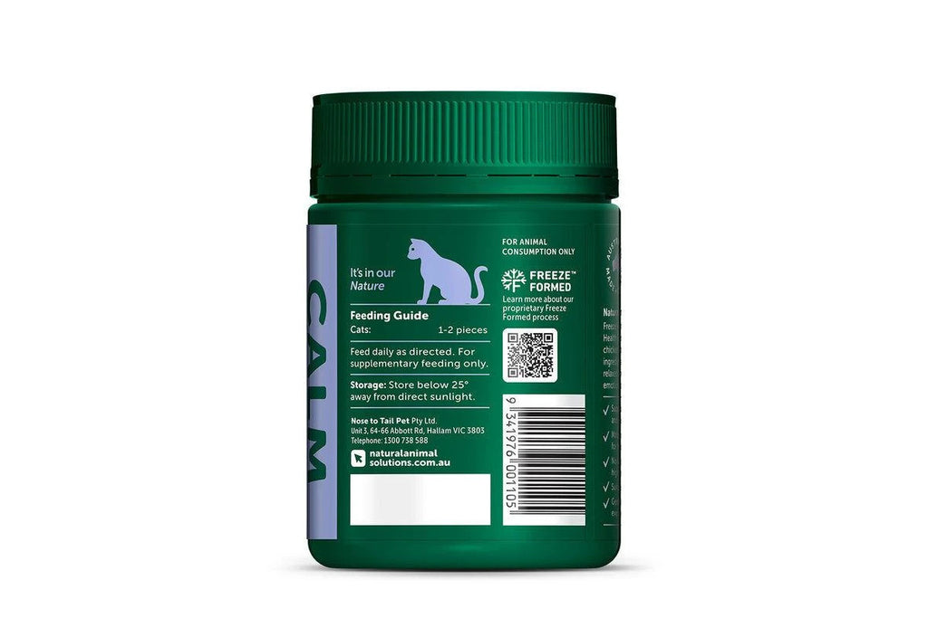 Natural Animal Solutions Freeze Formed Feline Calm Health Bites