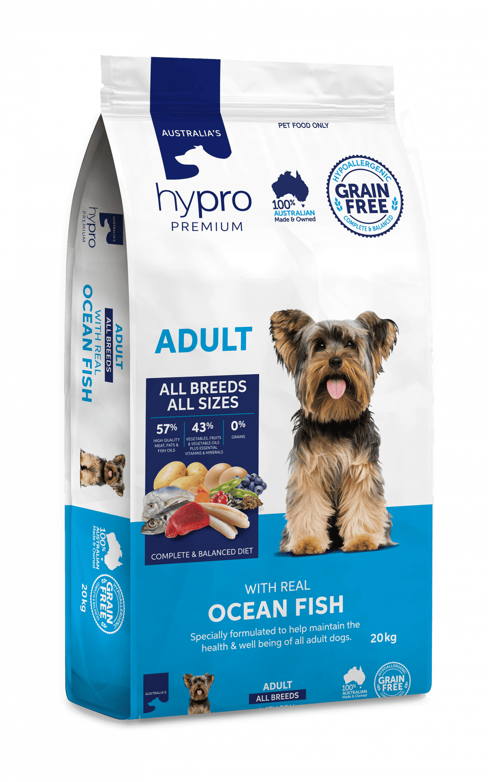 Hypro Premium Grain Free Ocean Fish Adult Dog food