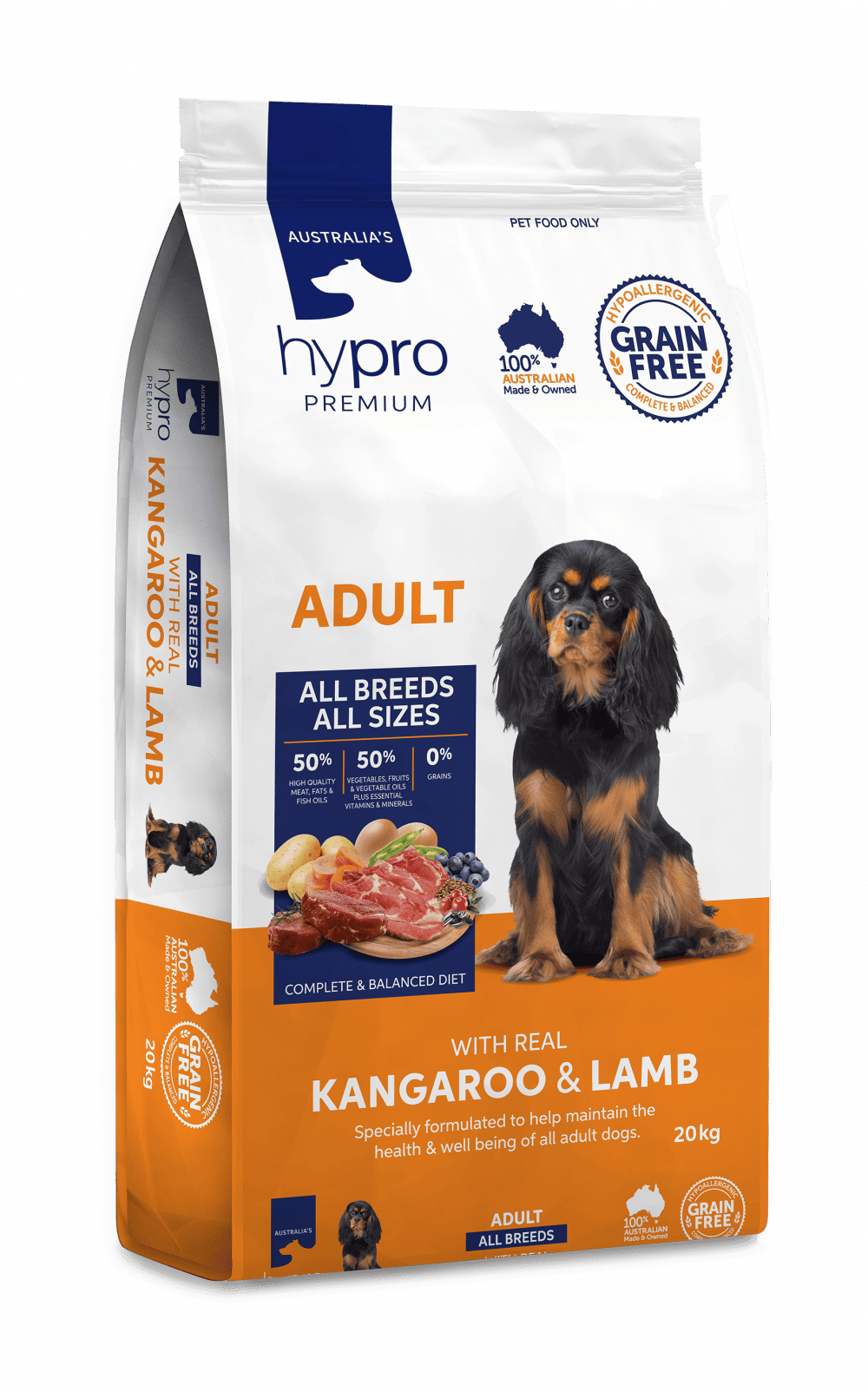 Hypro Premium Grain Free Kangaroo & Lamb Adult Dog food