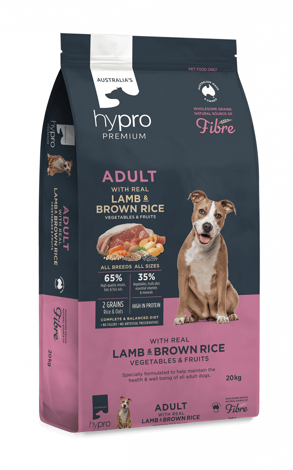 Hypro Premium Lamb and Brown Rice Adult Dog food