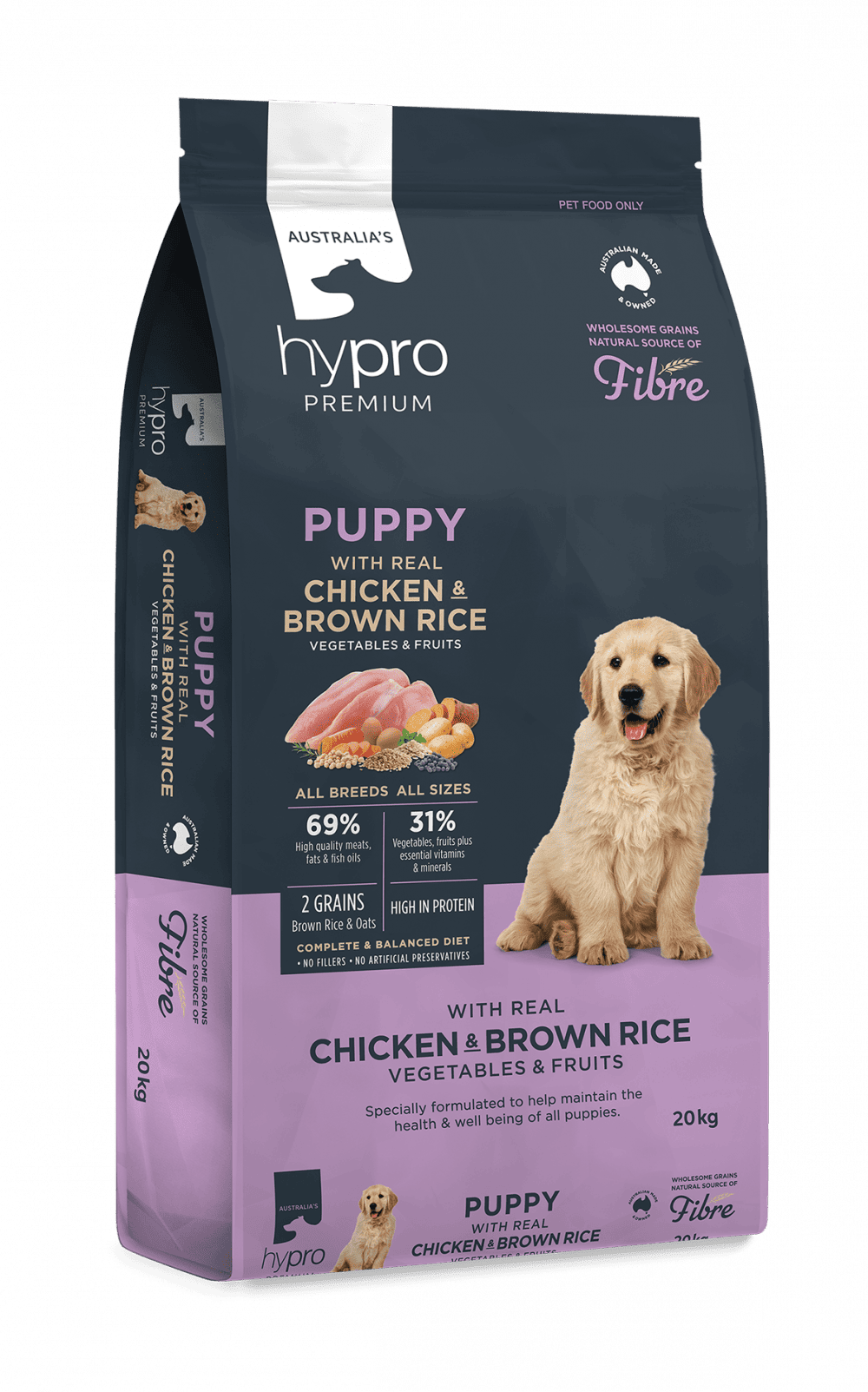 Hypro Premium Chicken and Brown Rice Puppy Dog food