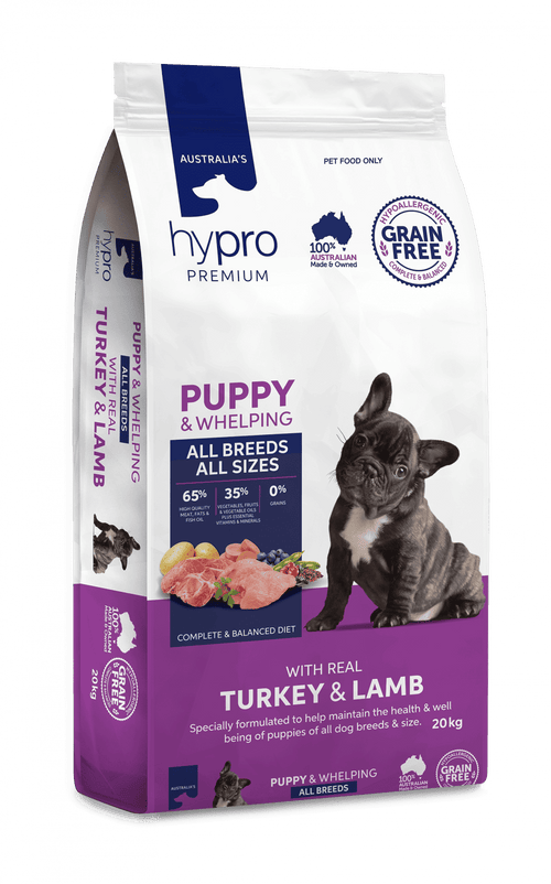 Hypro Premium Grain Free Turkey & Lamb Puppy Dog food