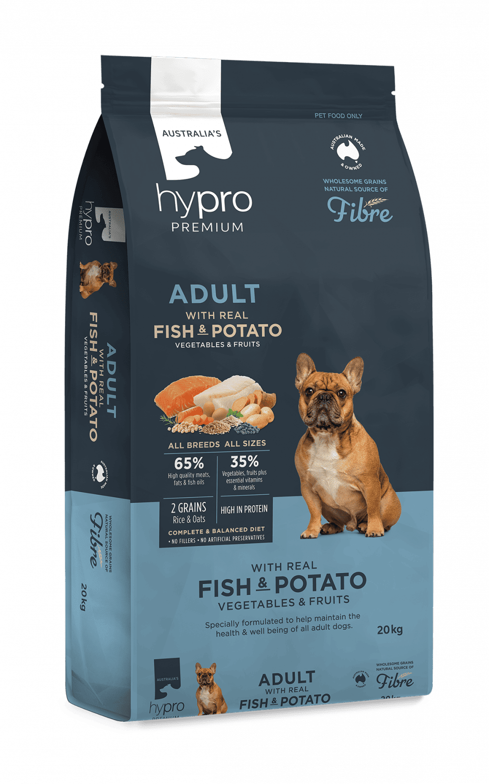Hypro Premium Fish and Potato Adult Dog food