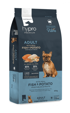 Hypro Premium Fish and Potato Adult Dog food