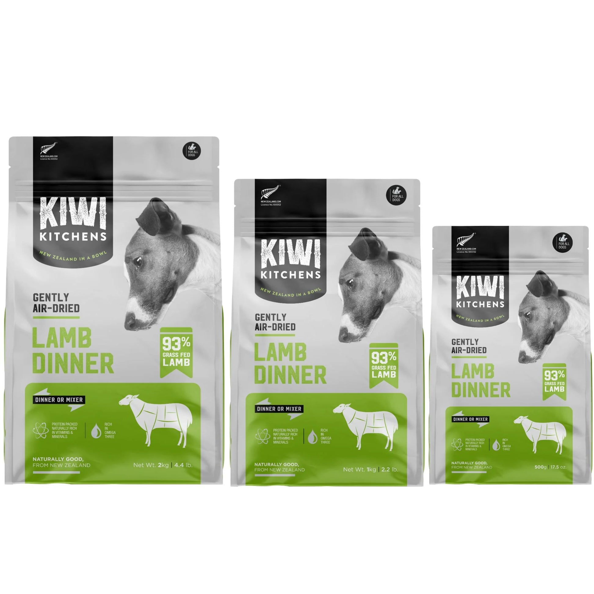 Kiwi Kitchens Air Dried Lamb Dog Dinner