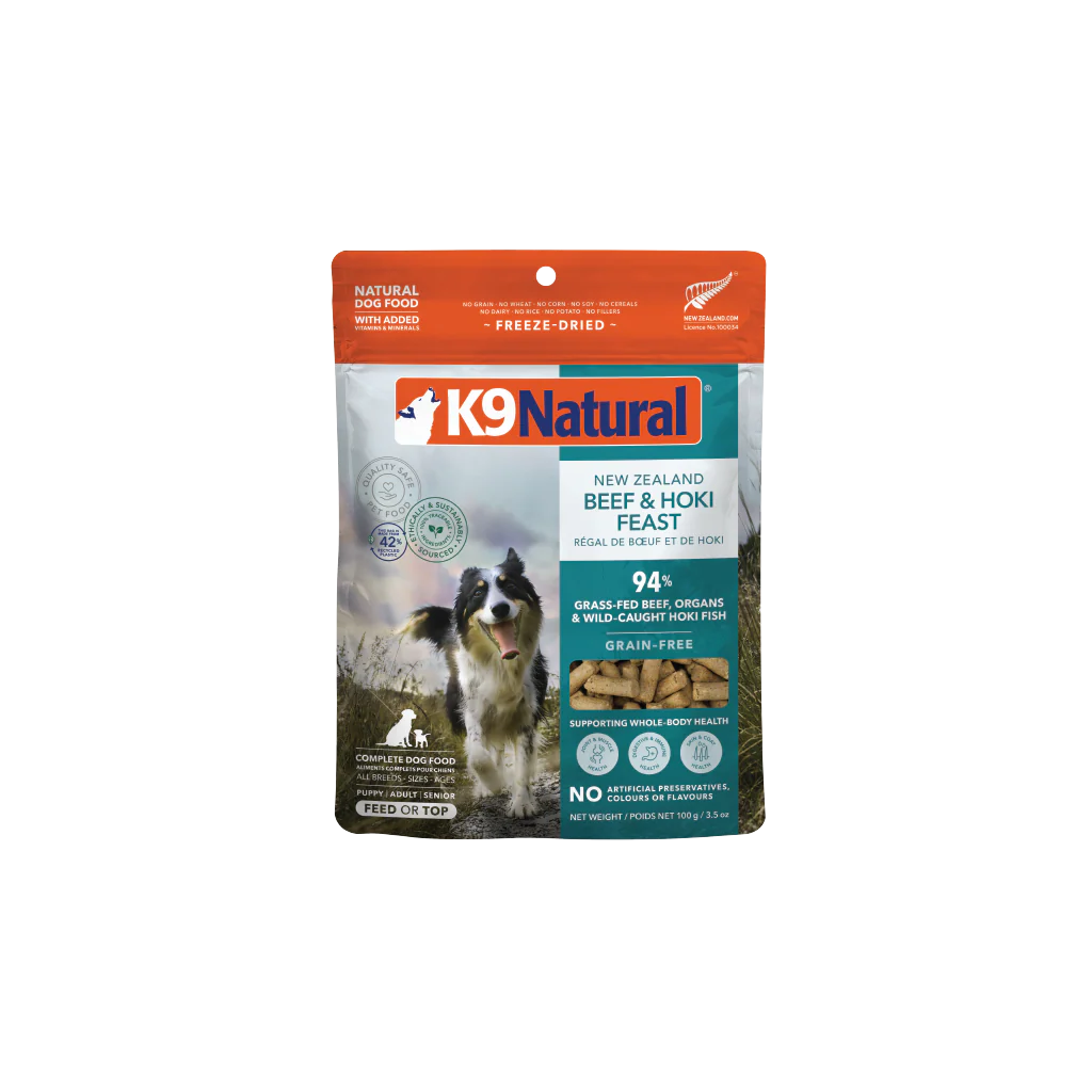 K9 Natural Beef & Hoki Feast Freeze-Dried Dog Food