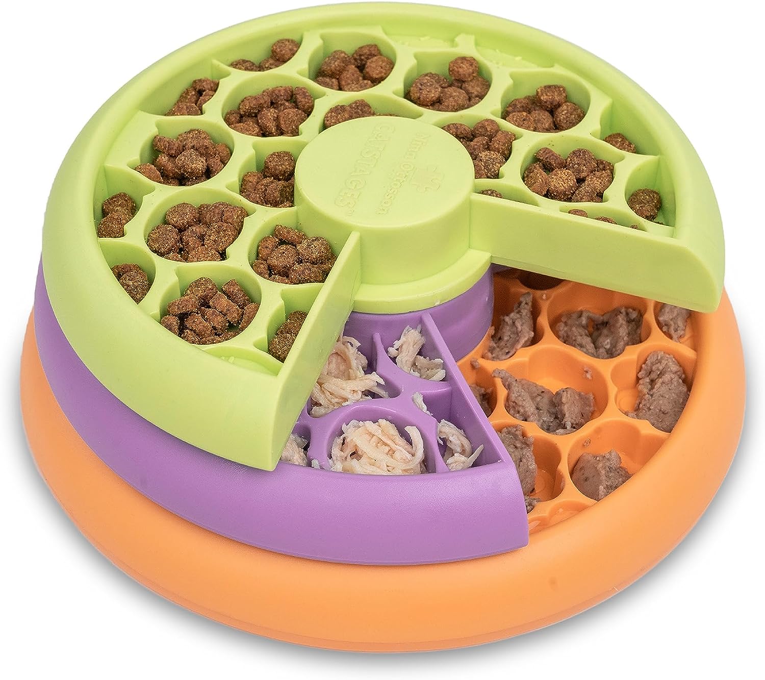 Nina Ottosson Kitty Lickin' Layers Cat Fun Feeder Treat Puzzle