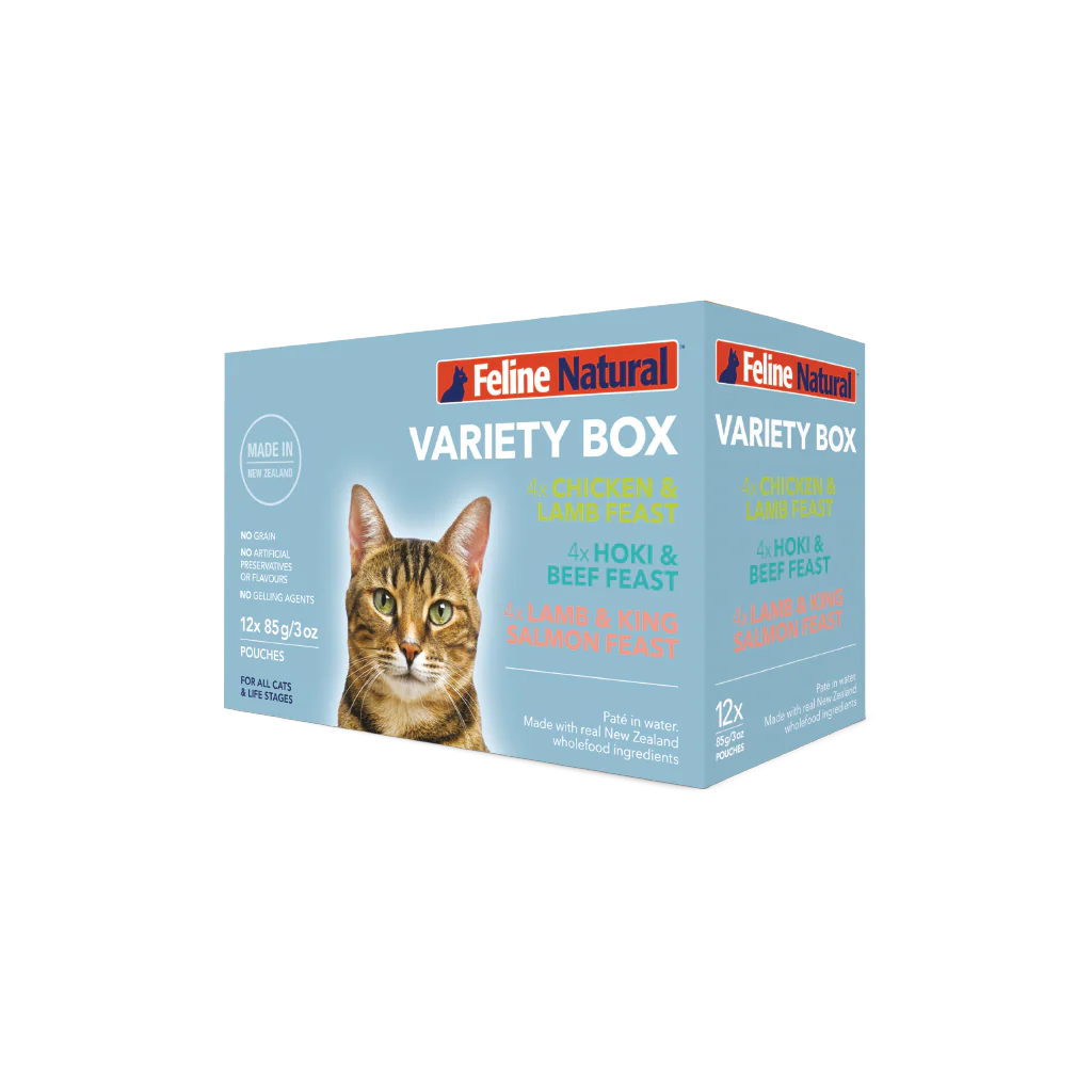 Feline NaturalVariety Box Pouch Cat Food 85G 12Pack