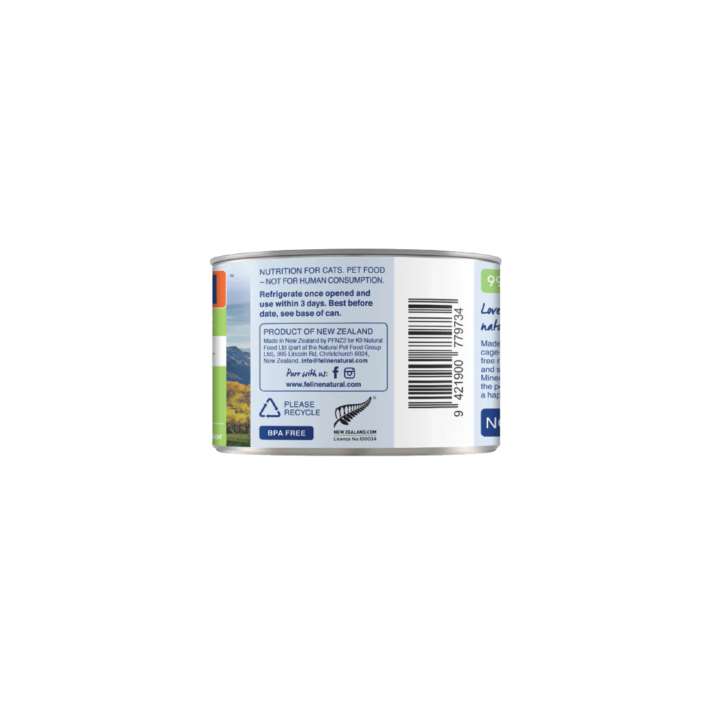 Feline Natural Chicken & Lamb Feast Canned Wet Cat Food