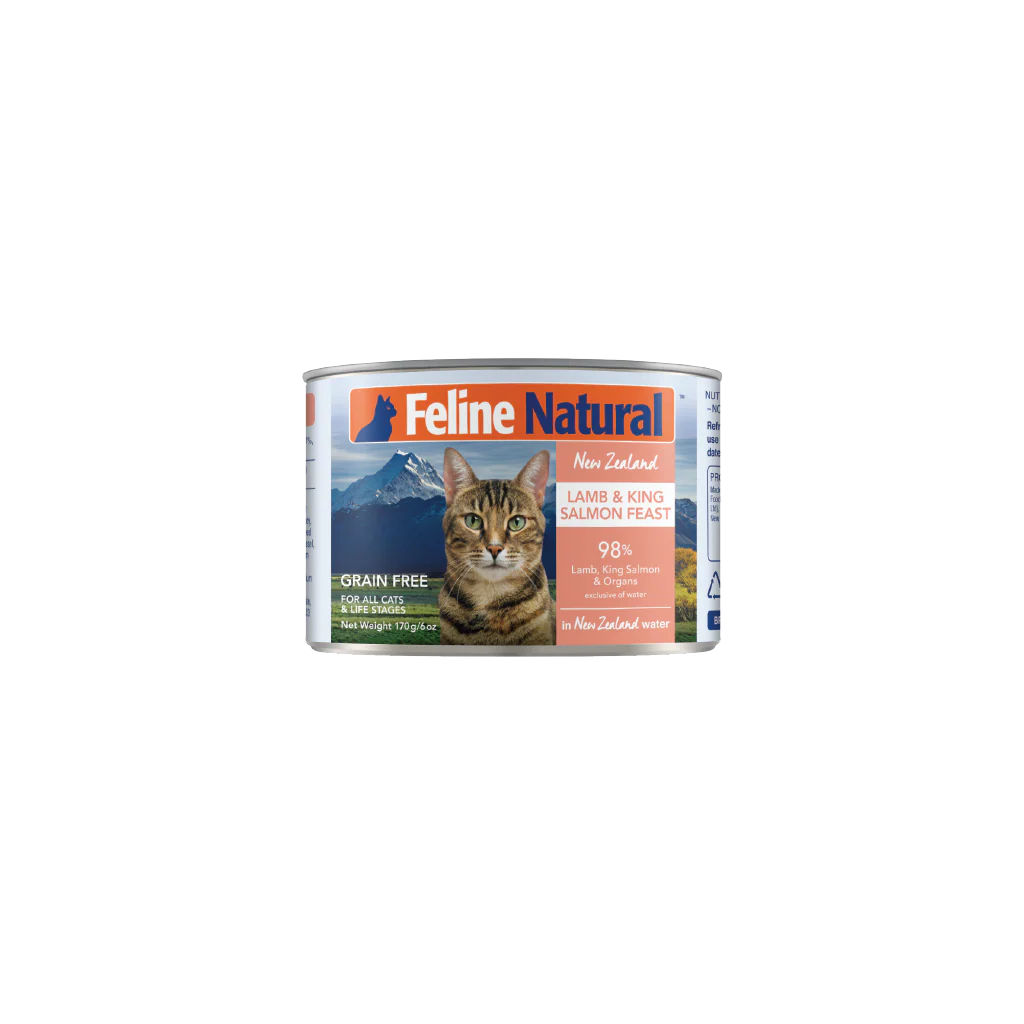 Feline Natural Lamb & King Salmon Feast Canned Cat Food