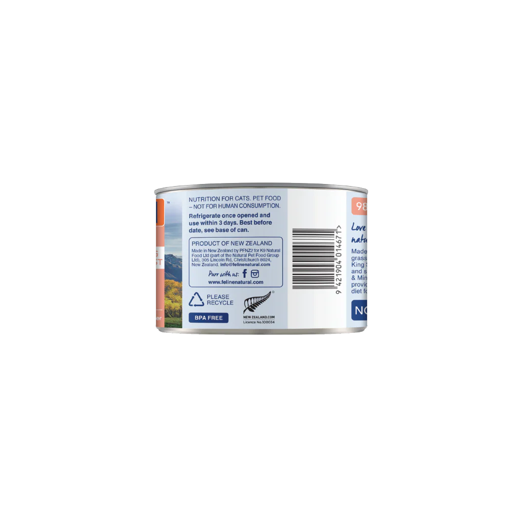 Feline Natural Lamb & King Salmon Feast Canned Cat Food