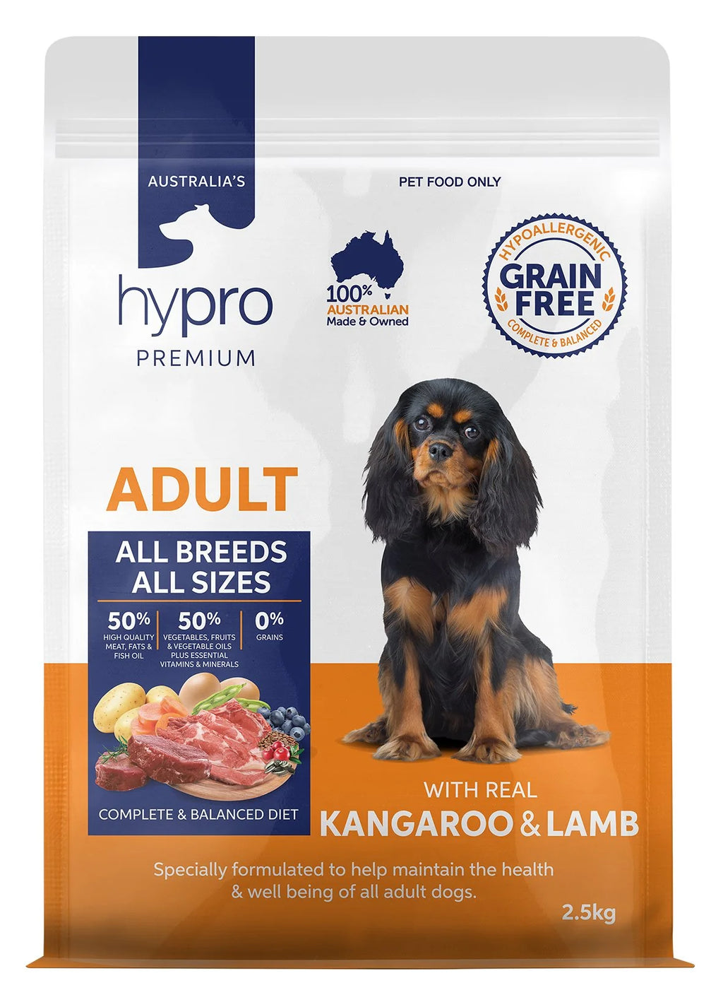 Hypro Premium Grain Free Kangaroo & Lamb Adult Dog food