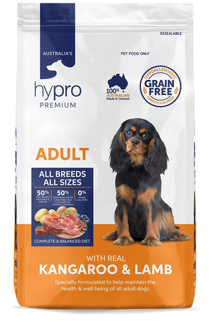 Hypro Premium Grain Free Kangaroo & Lamb Adult Dog food