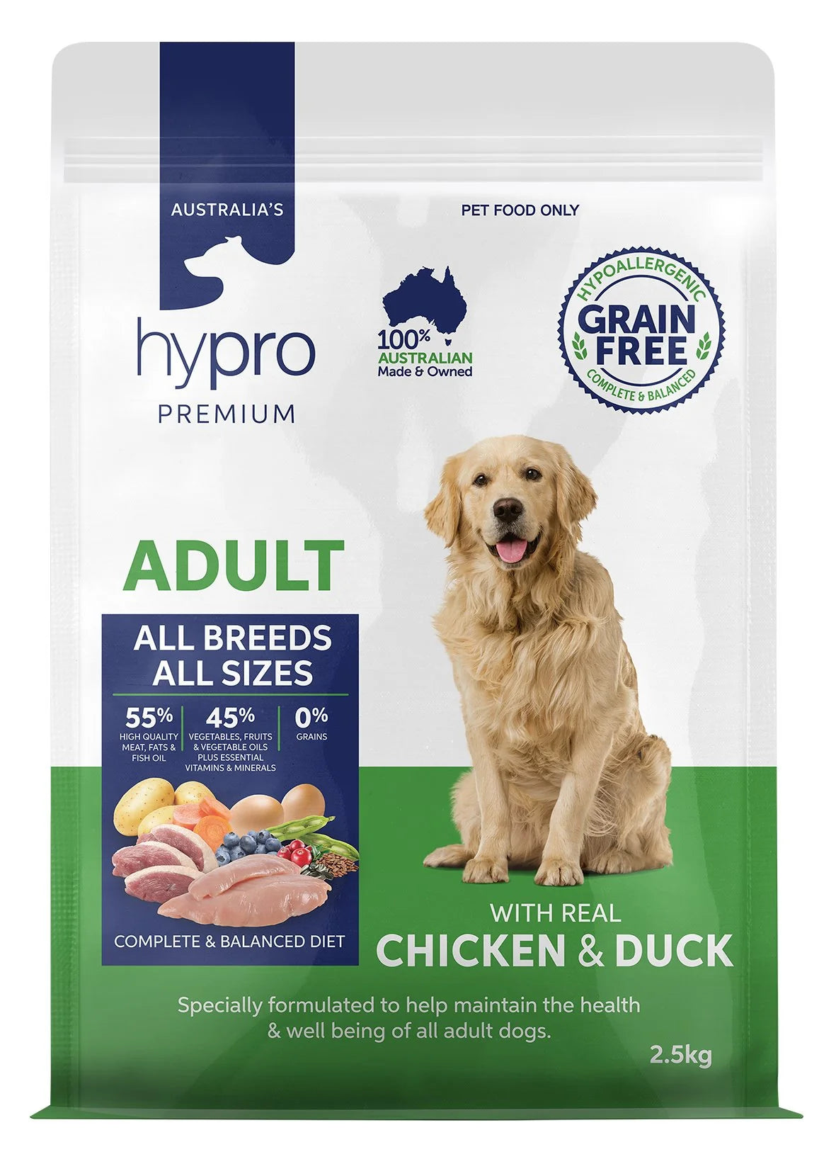 Hypro Premium Grain Free Chicken & Duck Adult Dog food