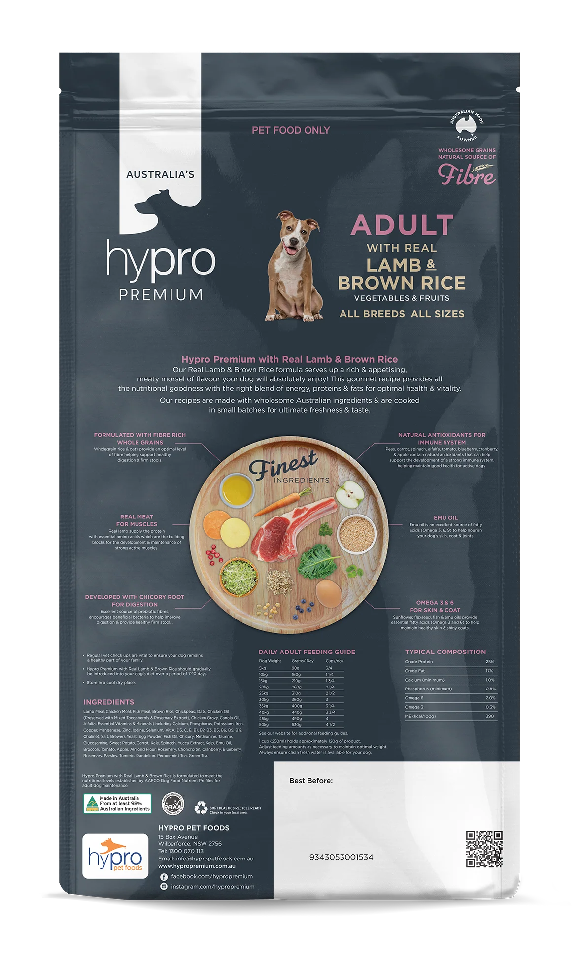 Hypro Premium Lamb and Brown Rice Adult Dog food