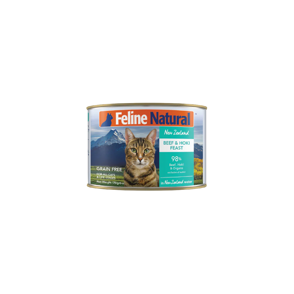 Feline Natural Beef & Hoki Feast Canned Cat Food