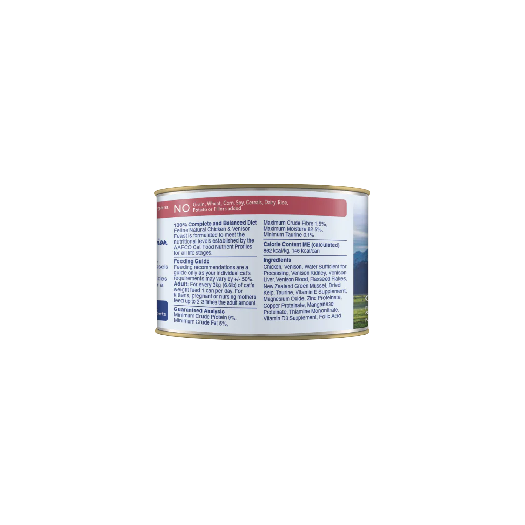 Feline Natural Chicken & Venison Feast Canned Cat Food