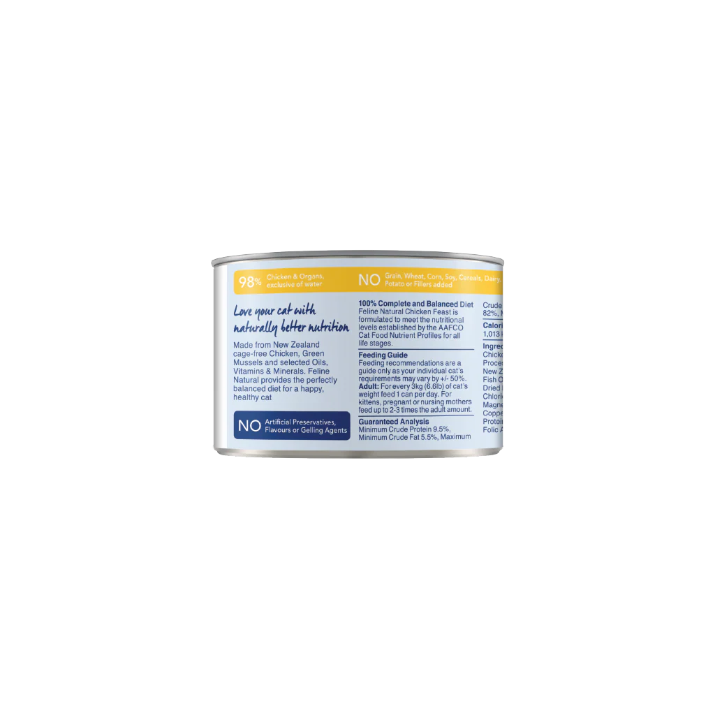 Feline Natural Chicken Feast Canned Cat Food