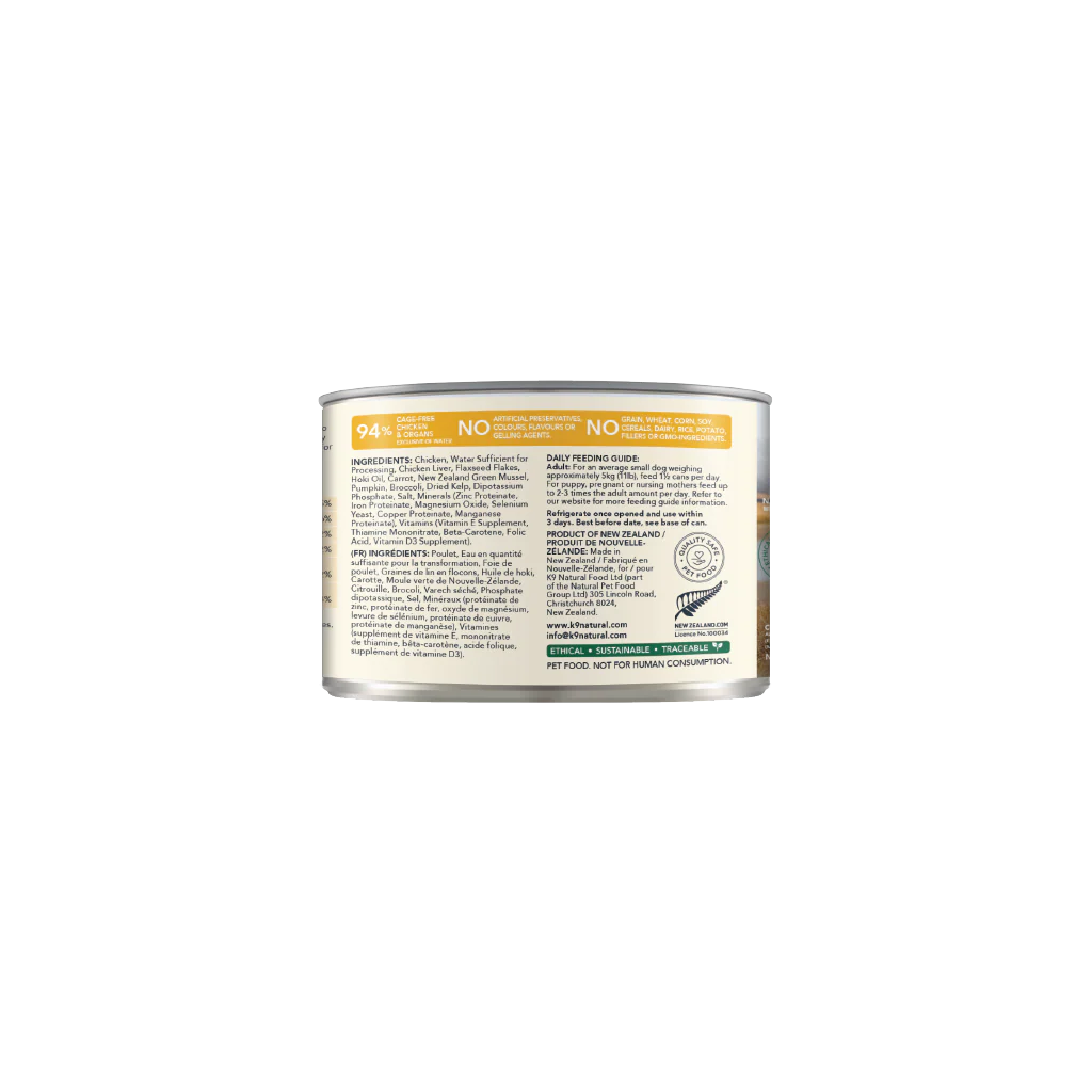 K9 Natural Chicken Feast Canned Dog Food