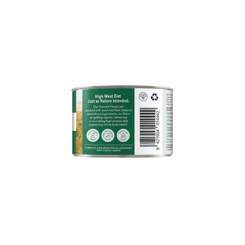 K9 Natural Lamb Feast Canned Dog Food