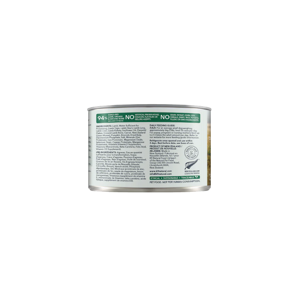 K9 Natural Lamb Feast Canned Dog Food