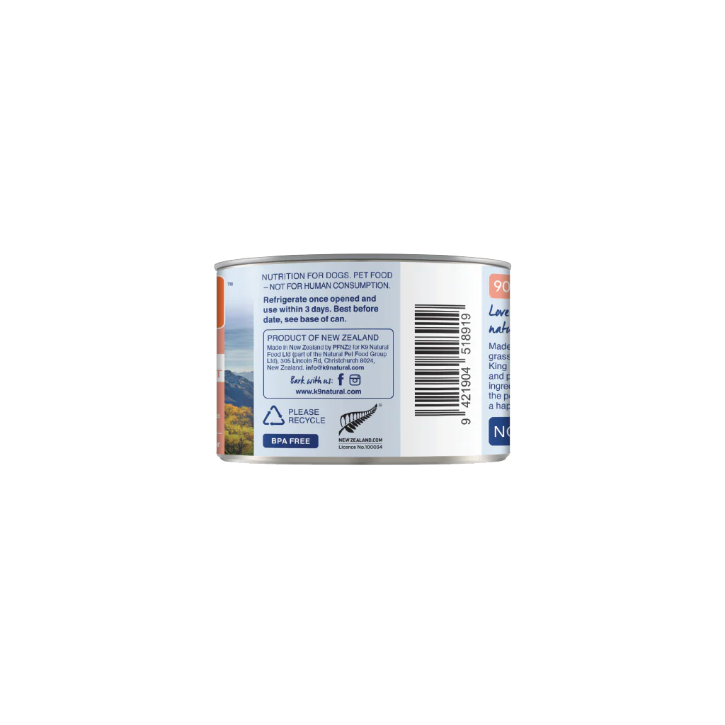K9 Natural Lamb & King Salmon Feast Canned Dog Food