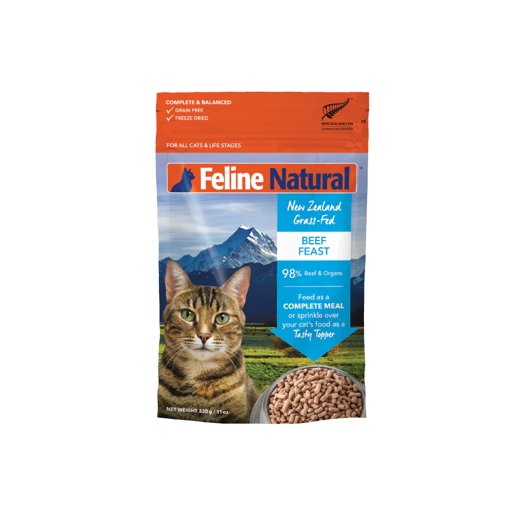 Feline Natural Beef Feast Freeze-Dried Cat Food 320G