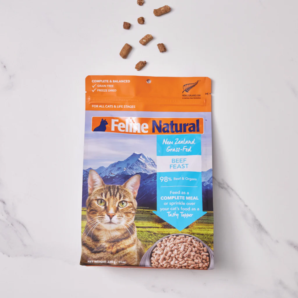 Feline Natural Beef Feast Freeze-Dried Cat Food 320G