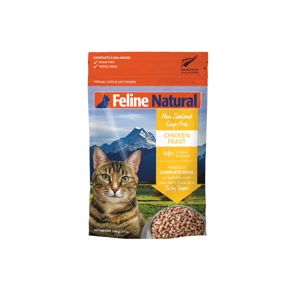 Feline Natural Chicken Feast Freeze-Dried Cat Food 320G