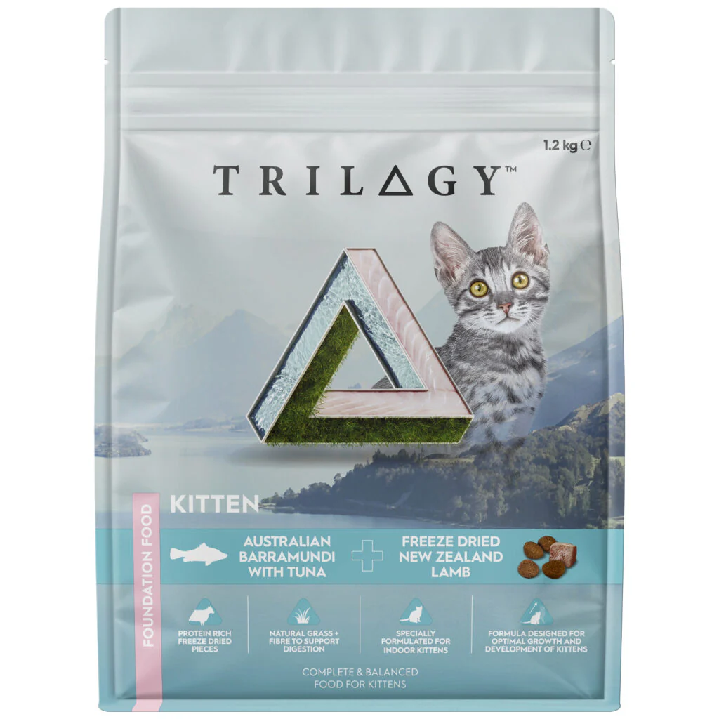 Trilogy Kitten Dry Food Barramundi with Pacific Island Tuna