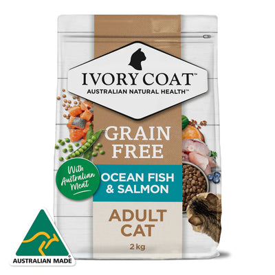 Ivory Coat Grain Free Adult Cat Ocean Fish & Salmon 4Kg (Clearance)