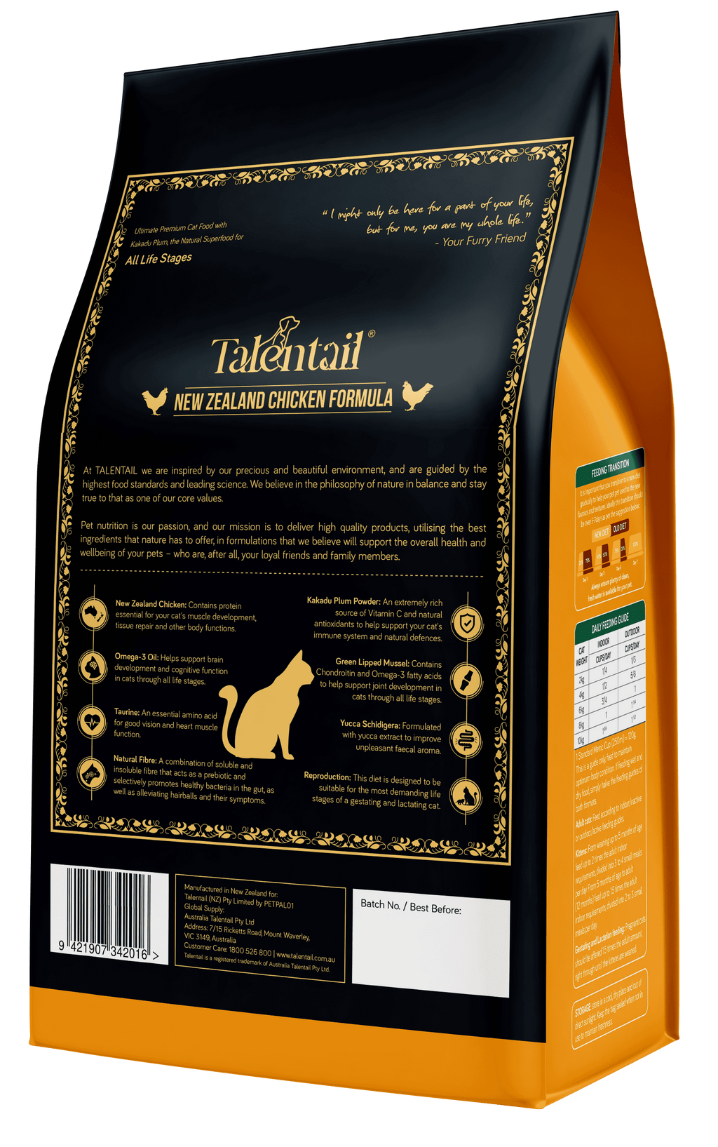 Talentail Ultimate Cat Food New Zealand Chicken