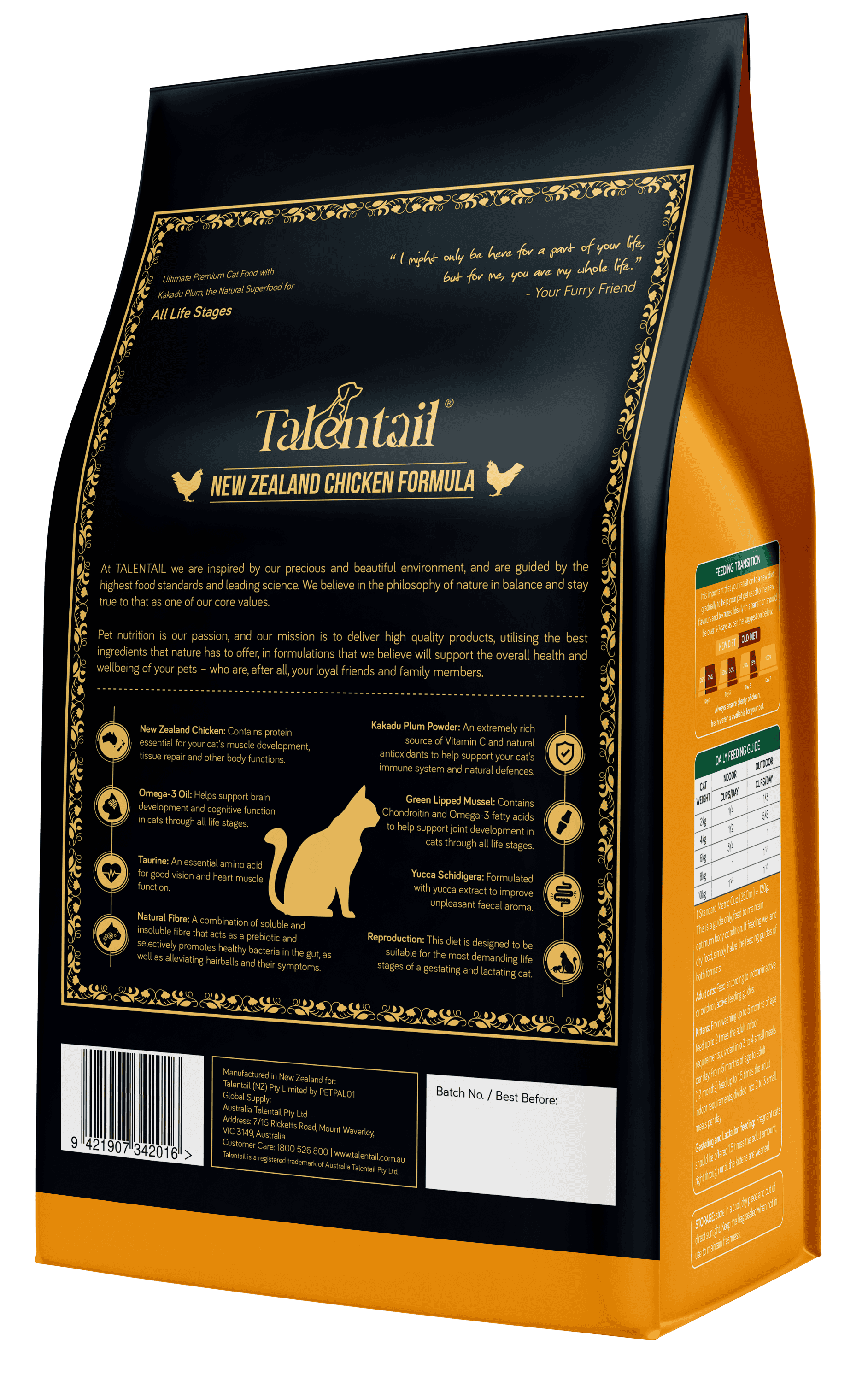 Talentail Ultimate Cat Food New Zealand Chicken