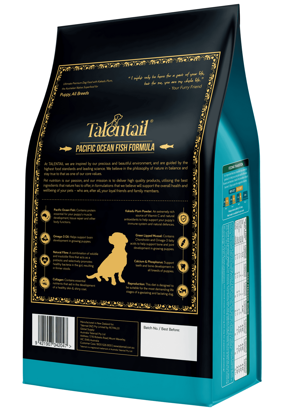 Talentail Ultimate Puppy Food Pacific Ocean Fish 1.8kg