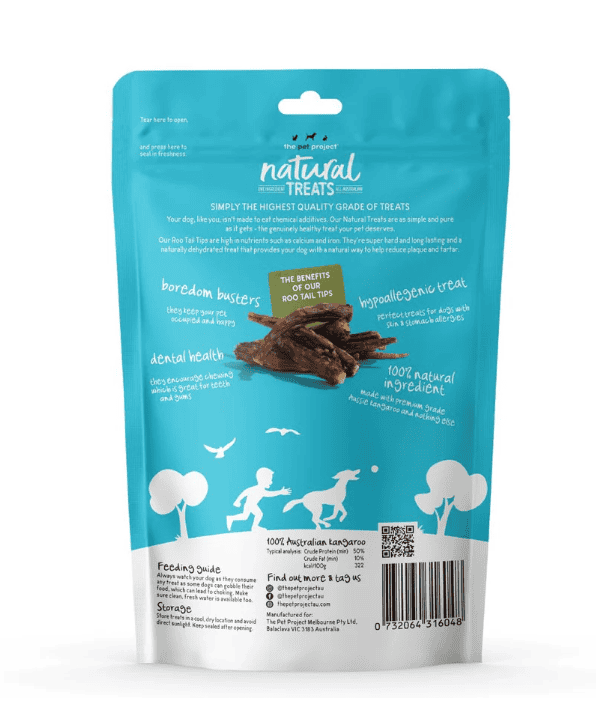 The Pet Project Kangaroo Tail Tips Natural Treats