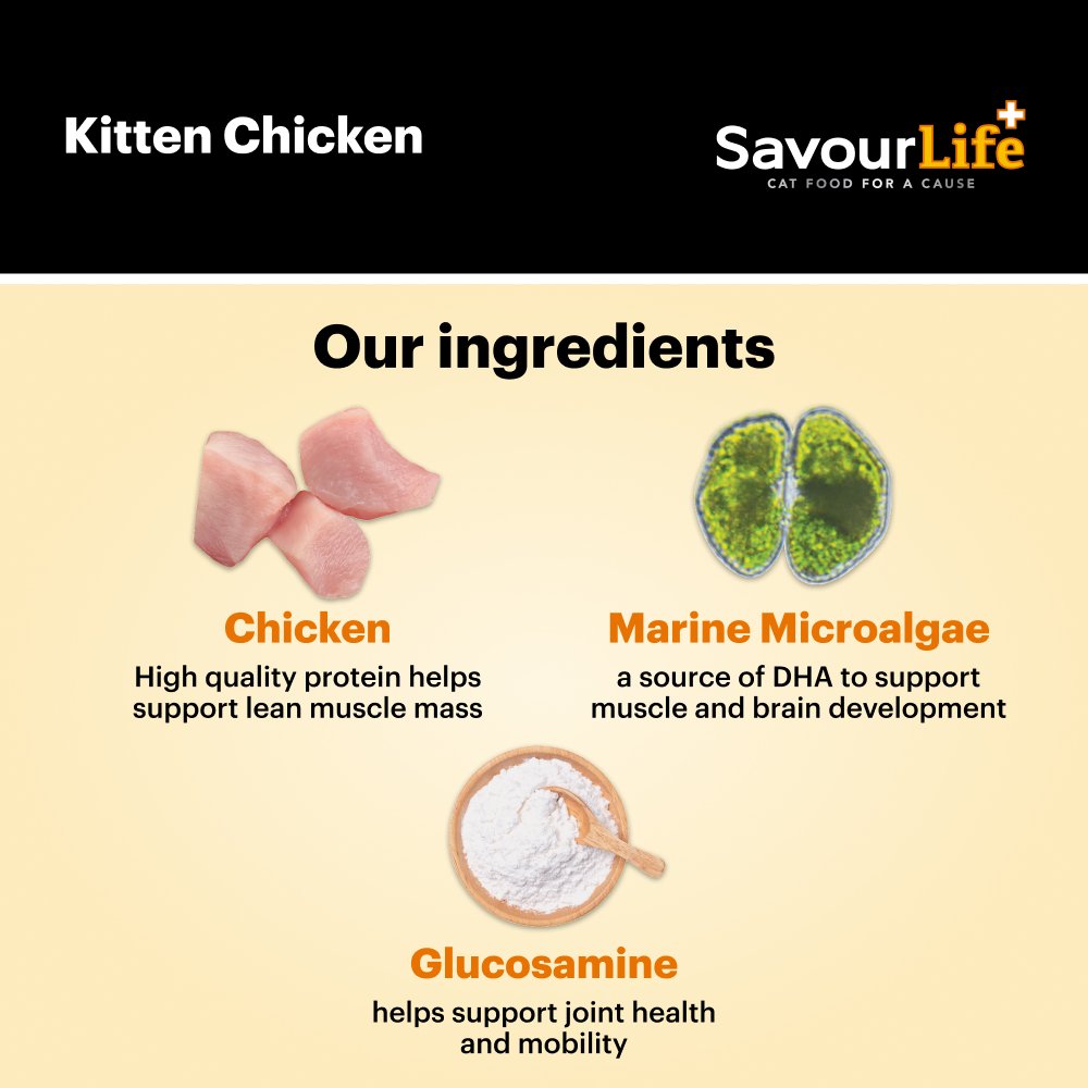 Savourlife Chicken Kitten Dry Food