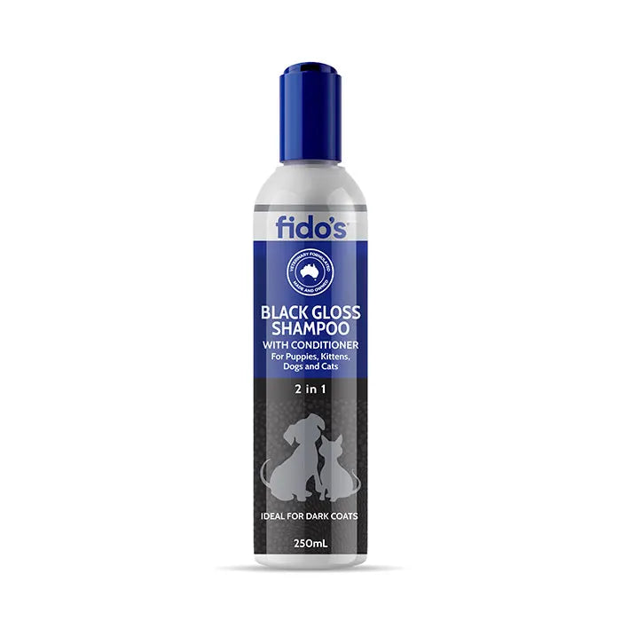 Fido's Black Gloss Shampoo with Conditioner for Dogs and Cats