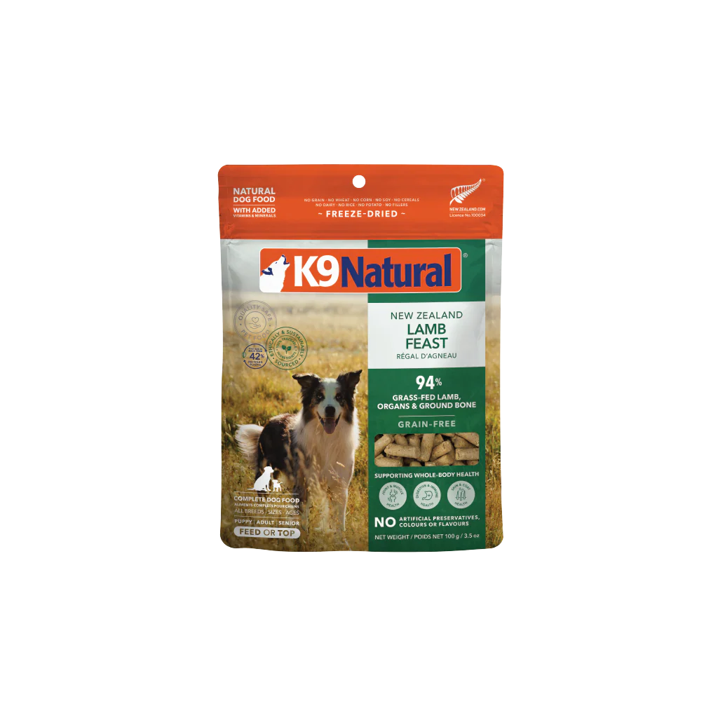 K9 Natural Lamb Feast Freeze-Dried Dog Food