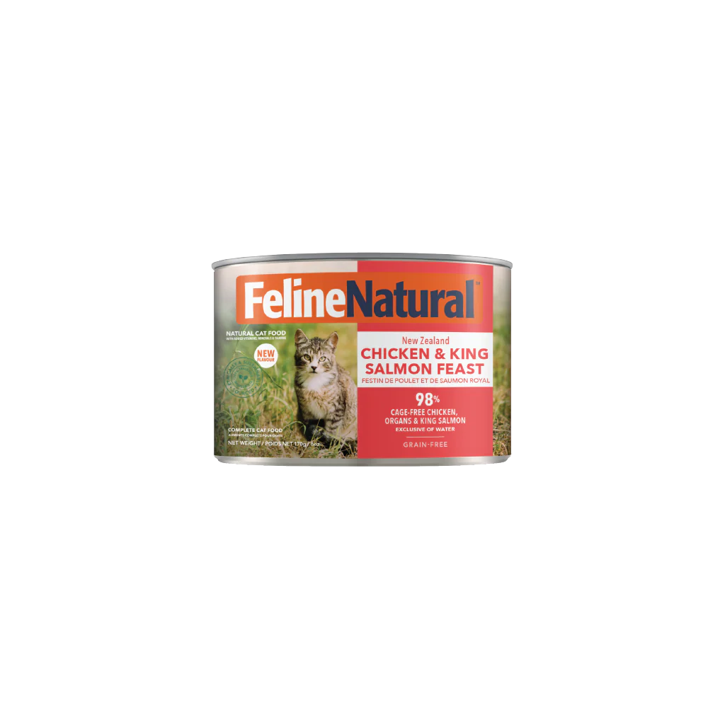 Feline Natural Chicken & King Salmon Feast Canned Cat Food