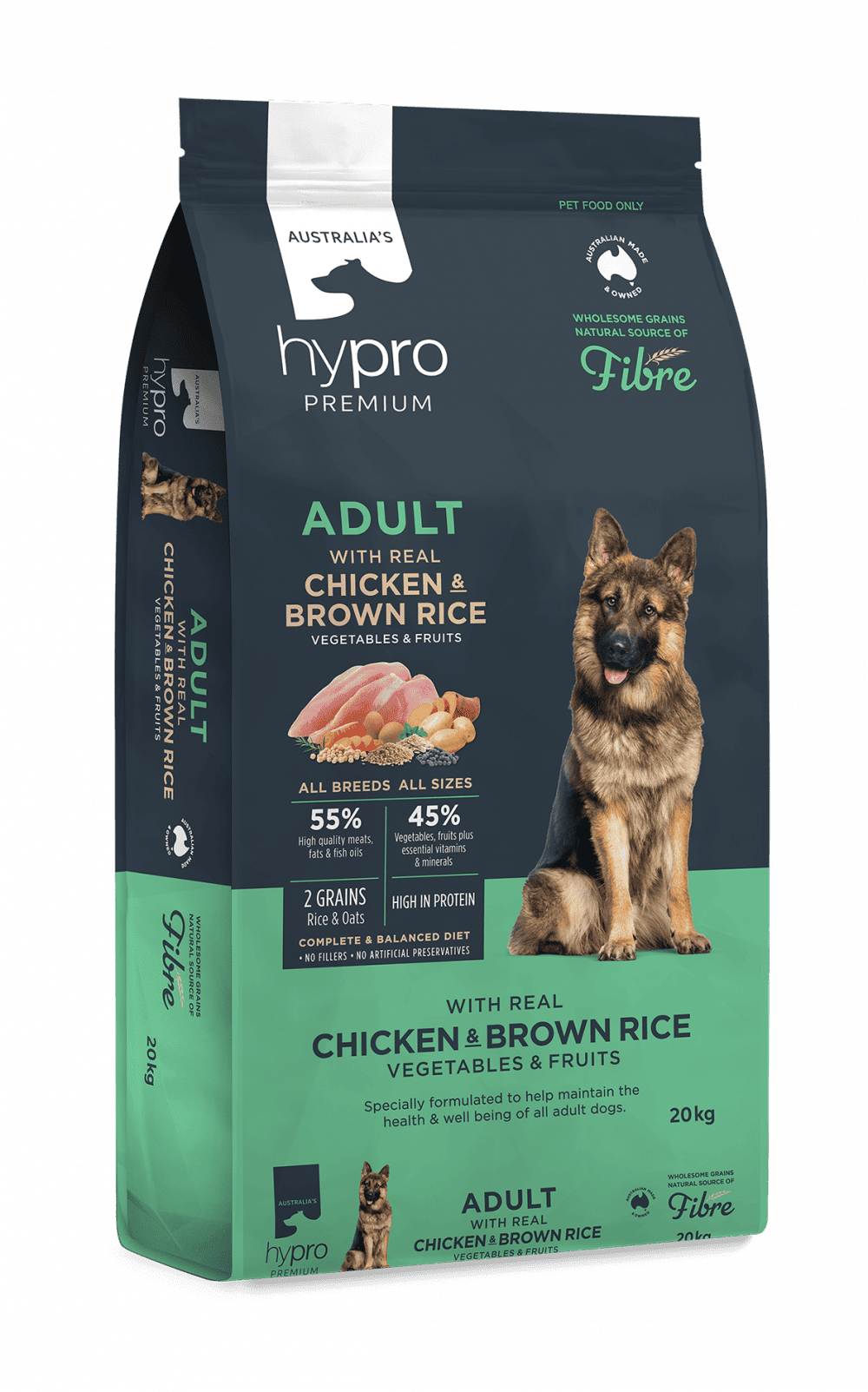 Hypro Premium Chicken and Brown Rice Adult Dog food