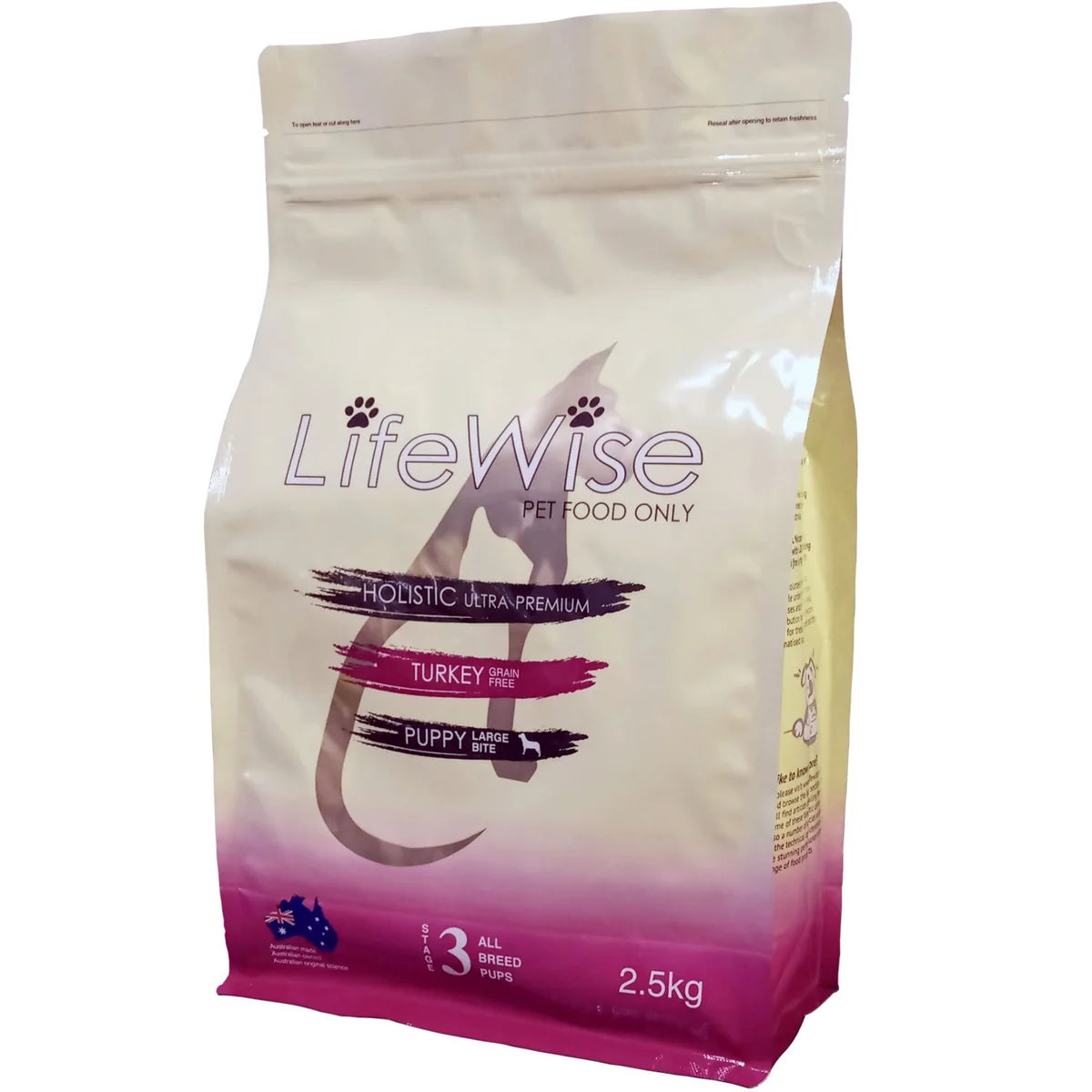 LifeWise Puppy Stage 3 Turkey (Large Bites) Grain Free