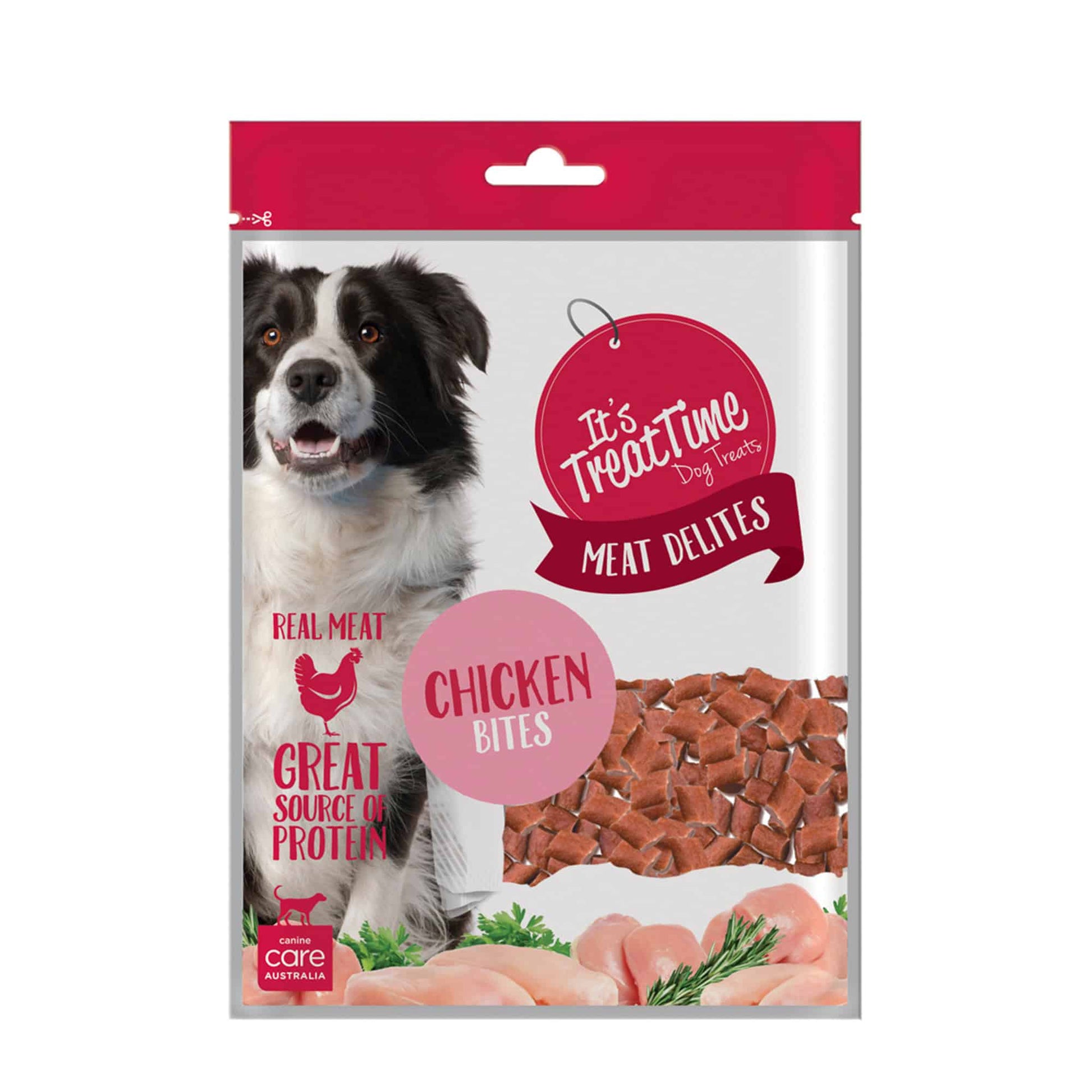 It's Treat Time Chicken Bites Dog Treats 100g