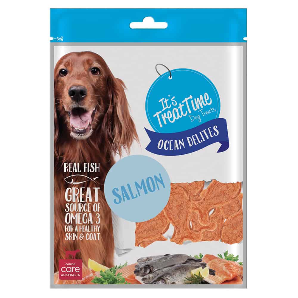 It's Treat Time Ocean Delites Salmon Dog Treats