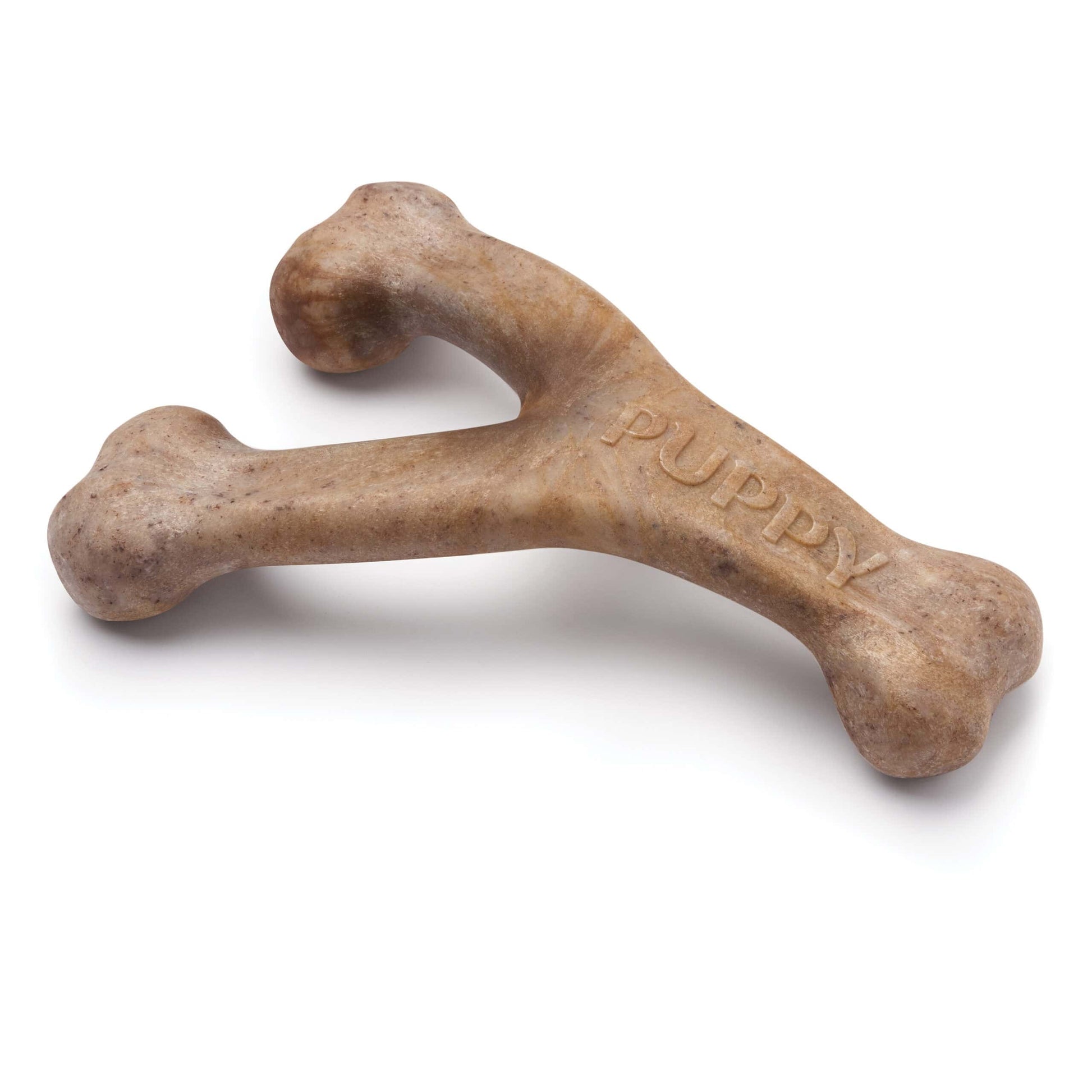 Benebone Puppy Wishbone Bacon Dog Chew Toy