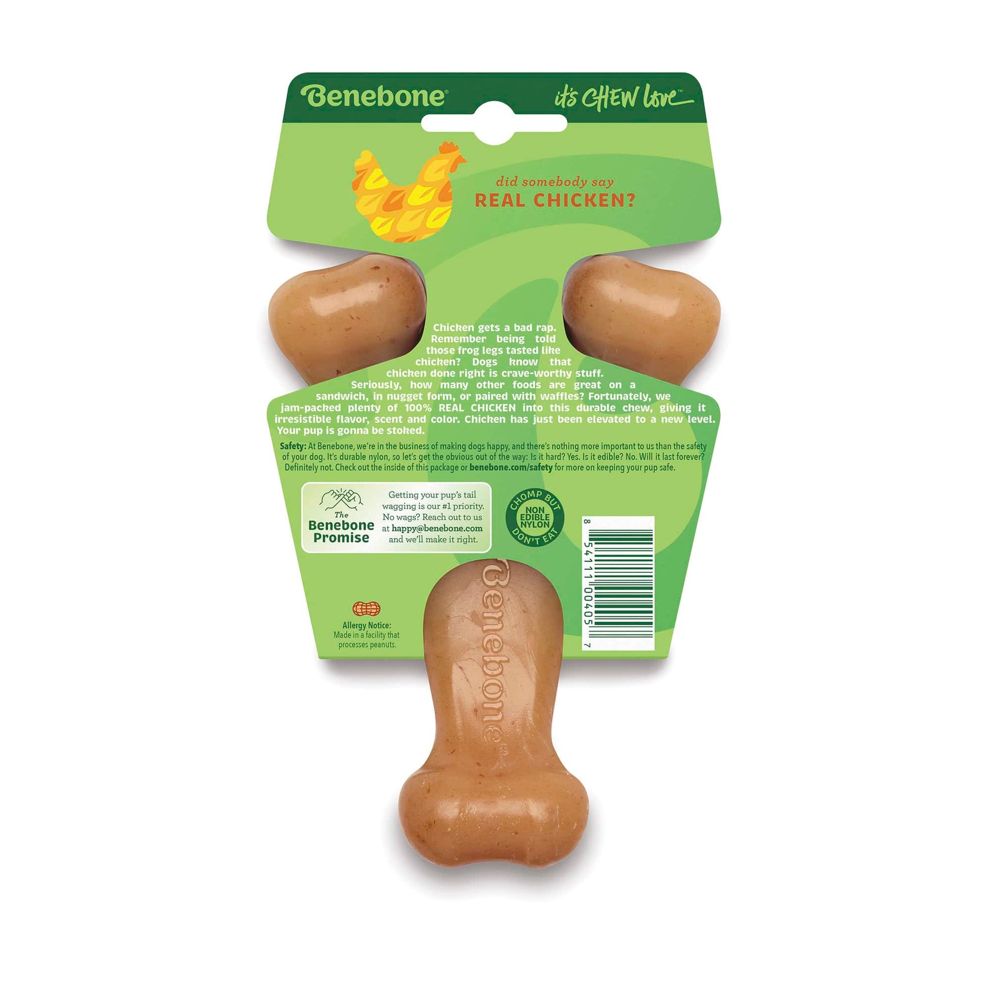 Benebone Chicken Wishbone Dog Chew Toy