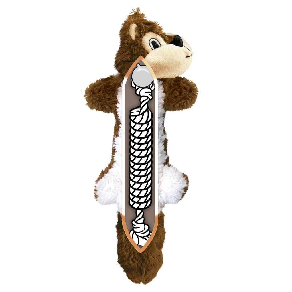 Kong Scrunch Knots Squirrel Dog Toys