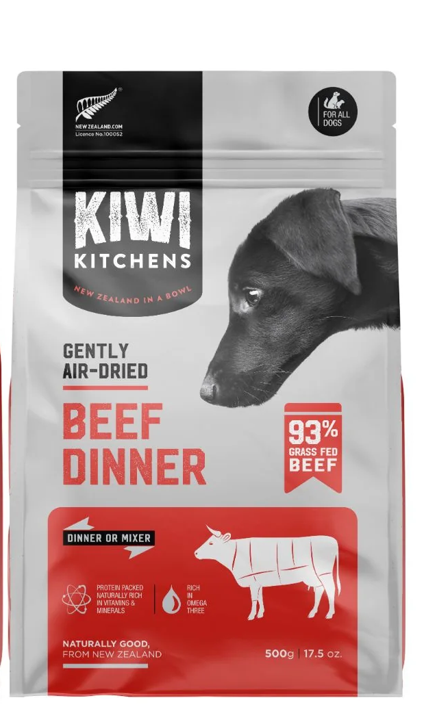 Kiwi Kitchens Air Dried Beef Dog Dinner